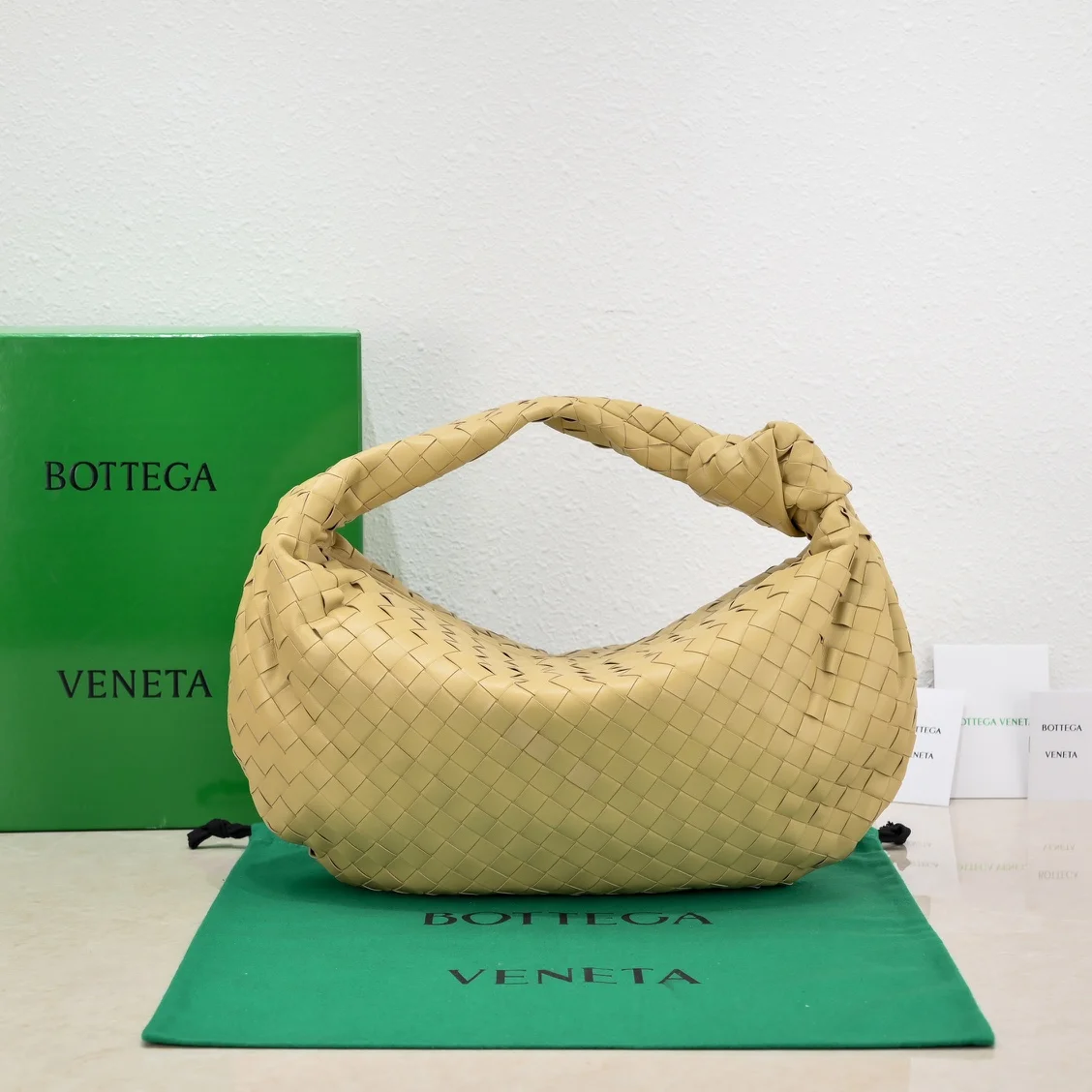 BOTTEGA VENETA Shoulder Bags Lamb Leather (Beige) 40X48X16 I30202608080093 - Image 2