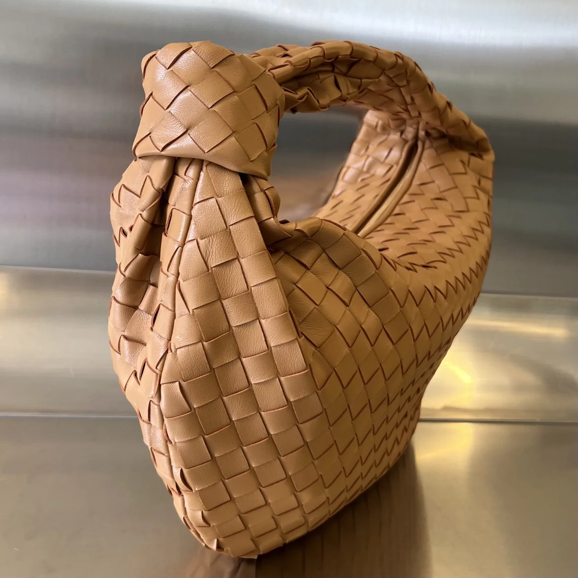 BOTTEGA VENETA Shoulder Bags Lambskin Leather (Brown) 48X40X16 I30202608080017 - Image 2