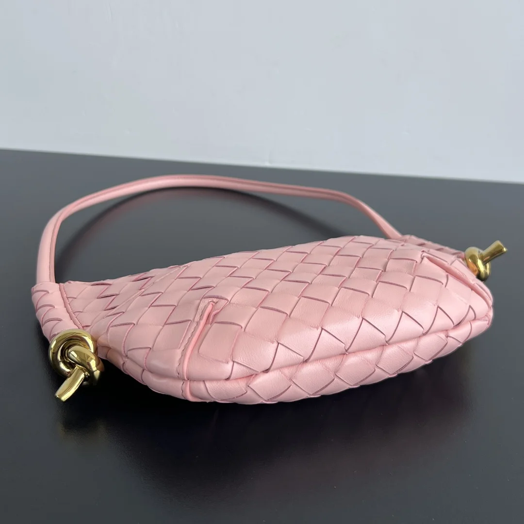 BOTTEGA VENETA Shoulder Bags Leather (Pink-Gold) 28X18X5CM H30202608080065 - Image 3