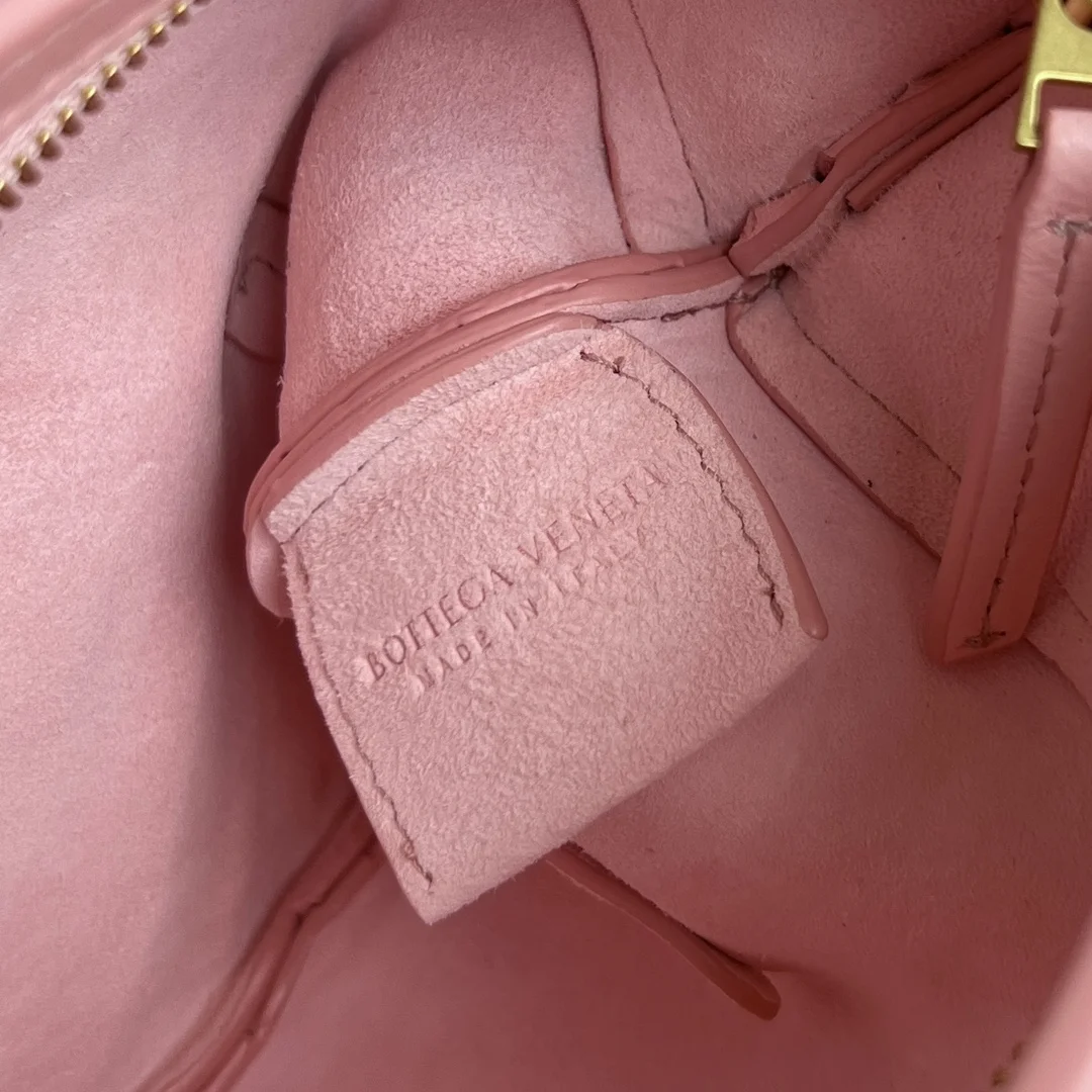 BOTTEGA VENETA Shoulder Bags Leather (Pink-Gold) 28X18X5CM H30202608080065 - Image 9