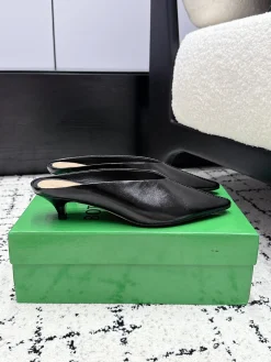 Alternative view of BOTTEGA VENETA Slides Patent Calfskin Leather EU35-42 C10202608030564