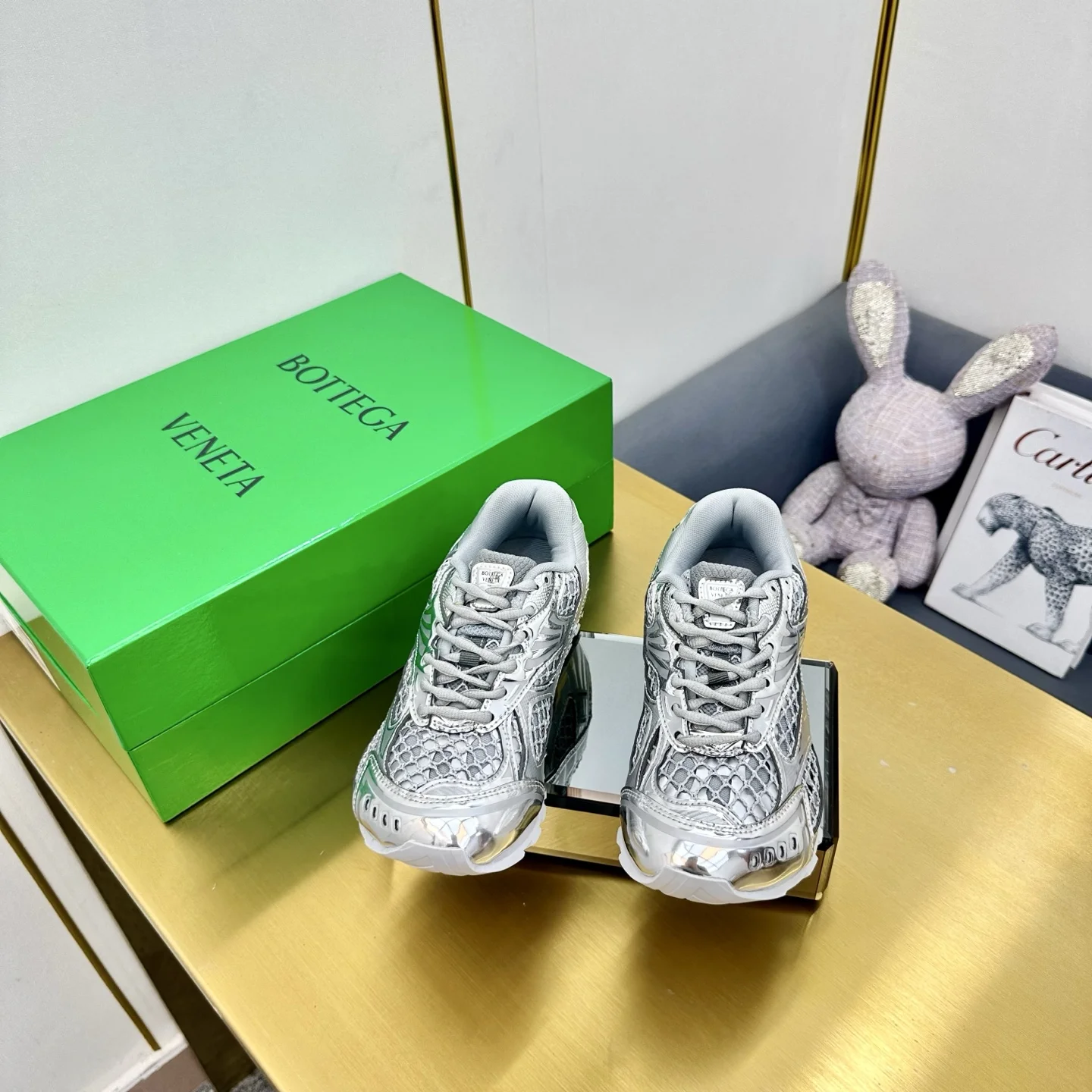 BOTTEGA VENETA Sneakers Leather & Mesh EU35-47 B40202608030052 - Image 6