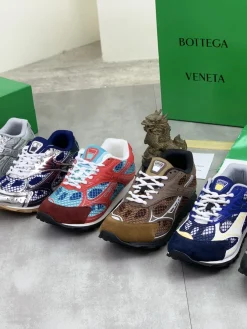 Alternative view of BOTTEGA VENETA Sneakers Metallic Leather Mesh EU35-45 B40202608031455