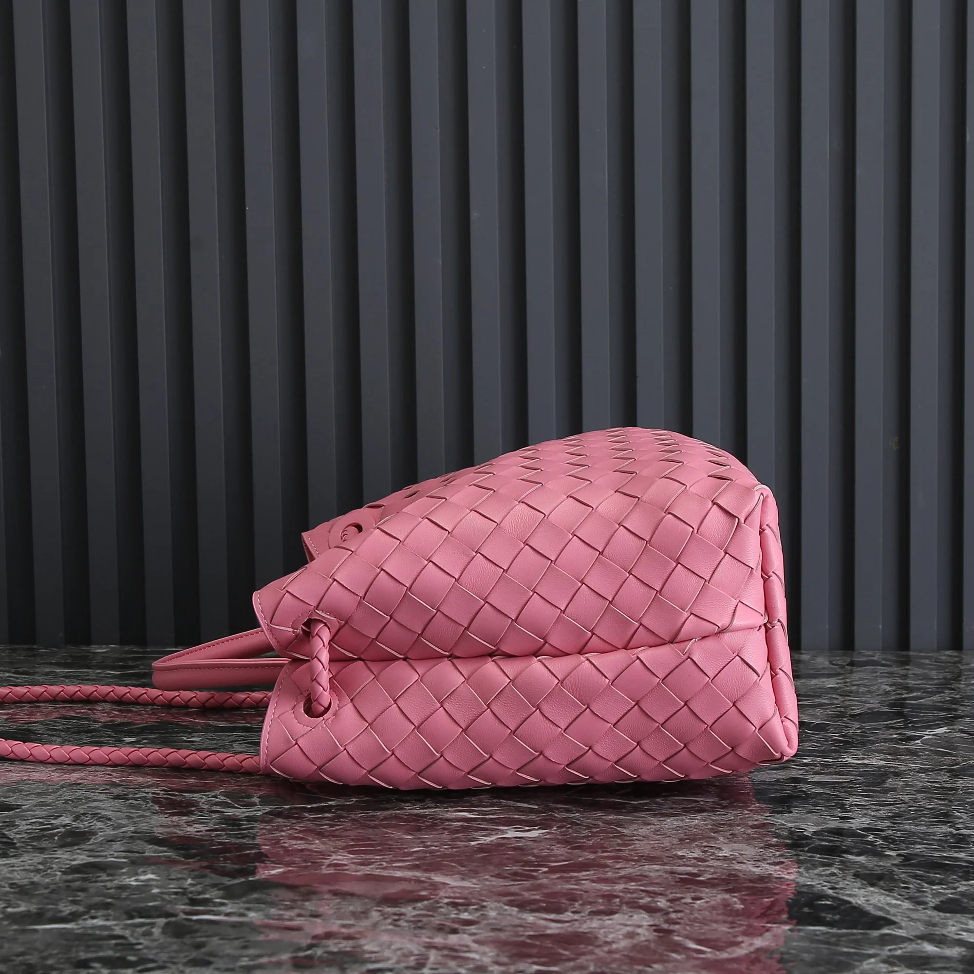 BOTTEGA VENETA Top Handle Bags Nappa Lambskin (Pink) 32X24X12 A130202608080568 - Image 2