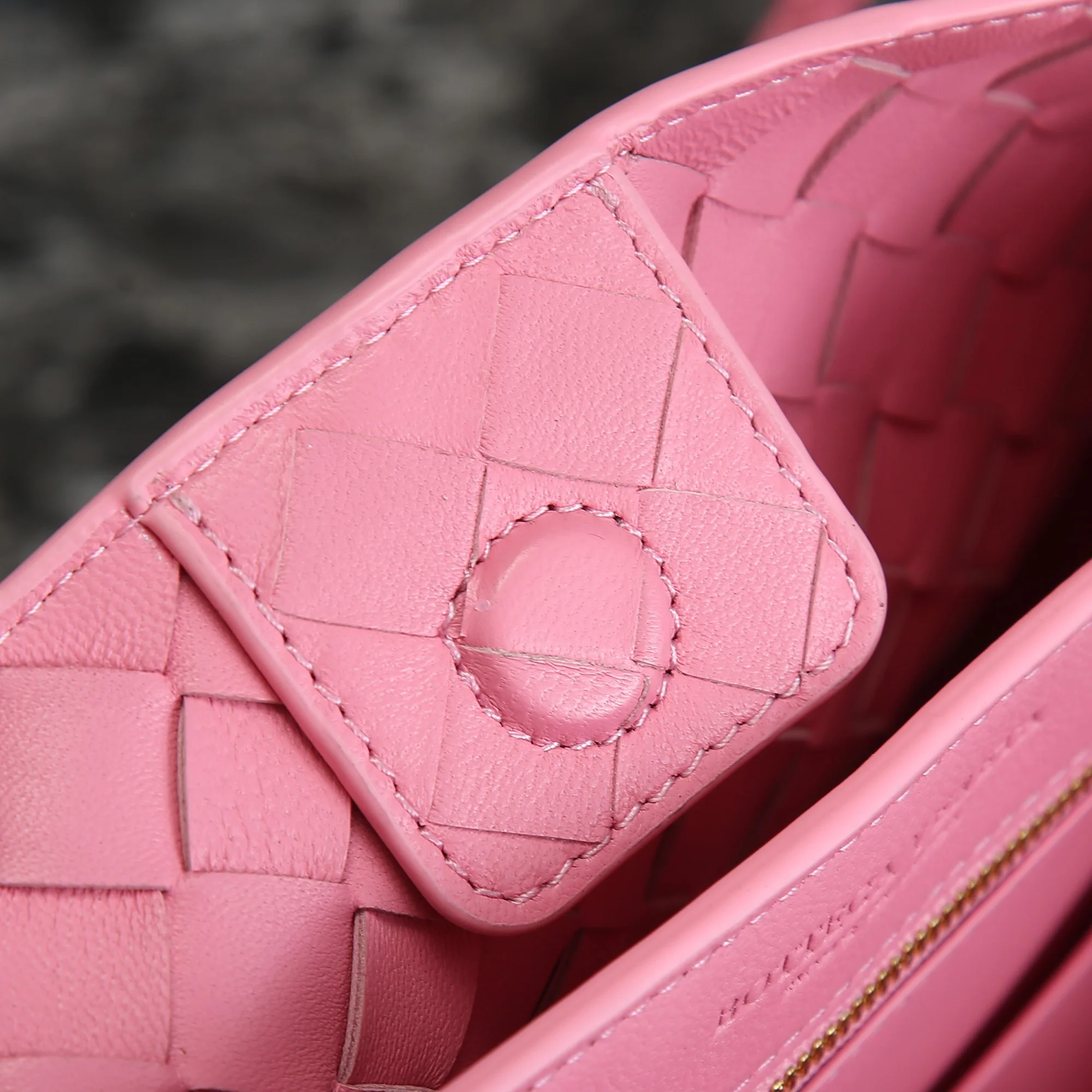 BOTTEGA VENETA Top Handle Bags Nappa Lambskin (Pink) 32X24X12 A130202608080568 - Image 7