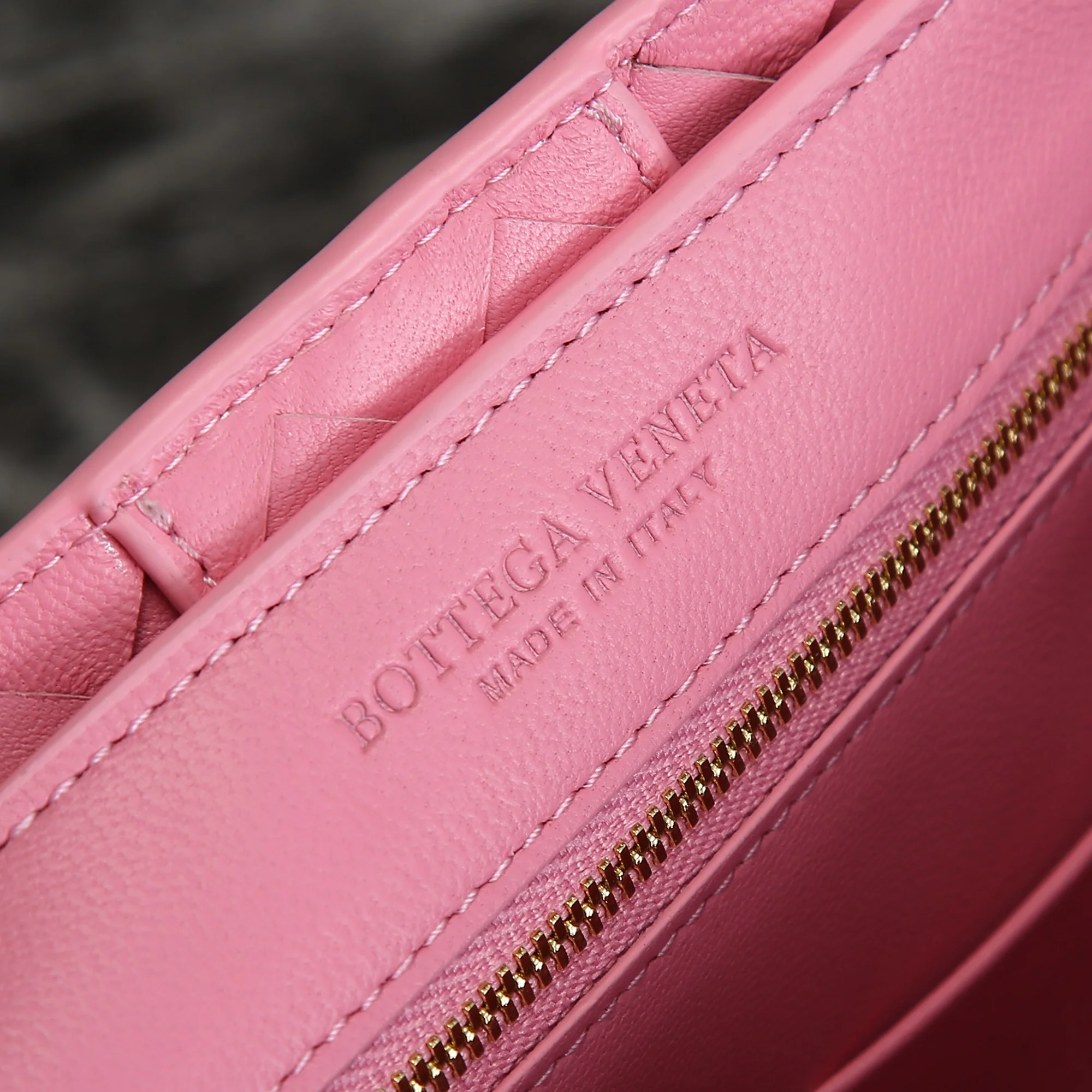 BOTTEGA VENETA Top Handle Bags Nappa Lambskin (Pink) 32X24X12 A130202608080568 - Image 8
