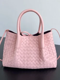 BOTTEGA VENETA Totes Bags Intrecciato Leather (Pink) 15X24X12CM I80202608080632