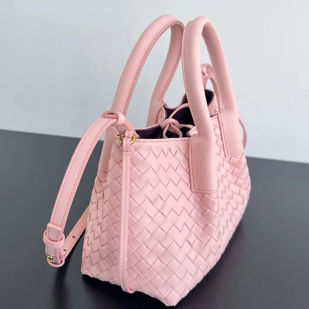 BOTTEGA VENETA Totes Bags Intrecciato Leather (Pink) 15X24X12CM I80202608080632 - Image 3