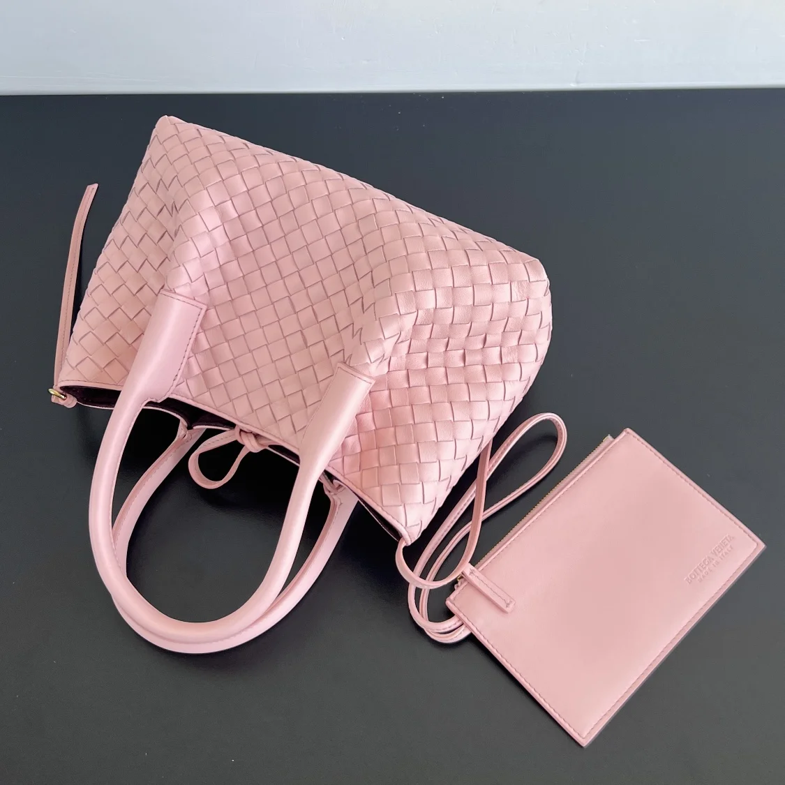 BOTTEGA VENETA Totes Bags Intrecciato Leather (Pink) 15X24X12CM I80202608080632 - Image 5
