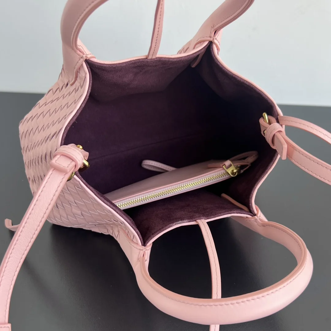 BOTTEGA VENETA Totes Bags Intrecciato Leather (Pink) 15X24X12CM I80202608080632 - Image 6