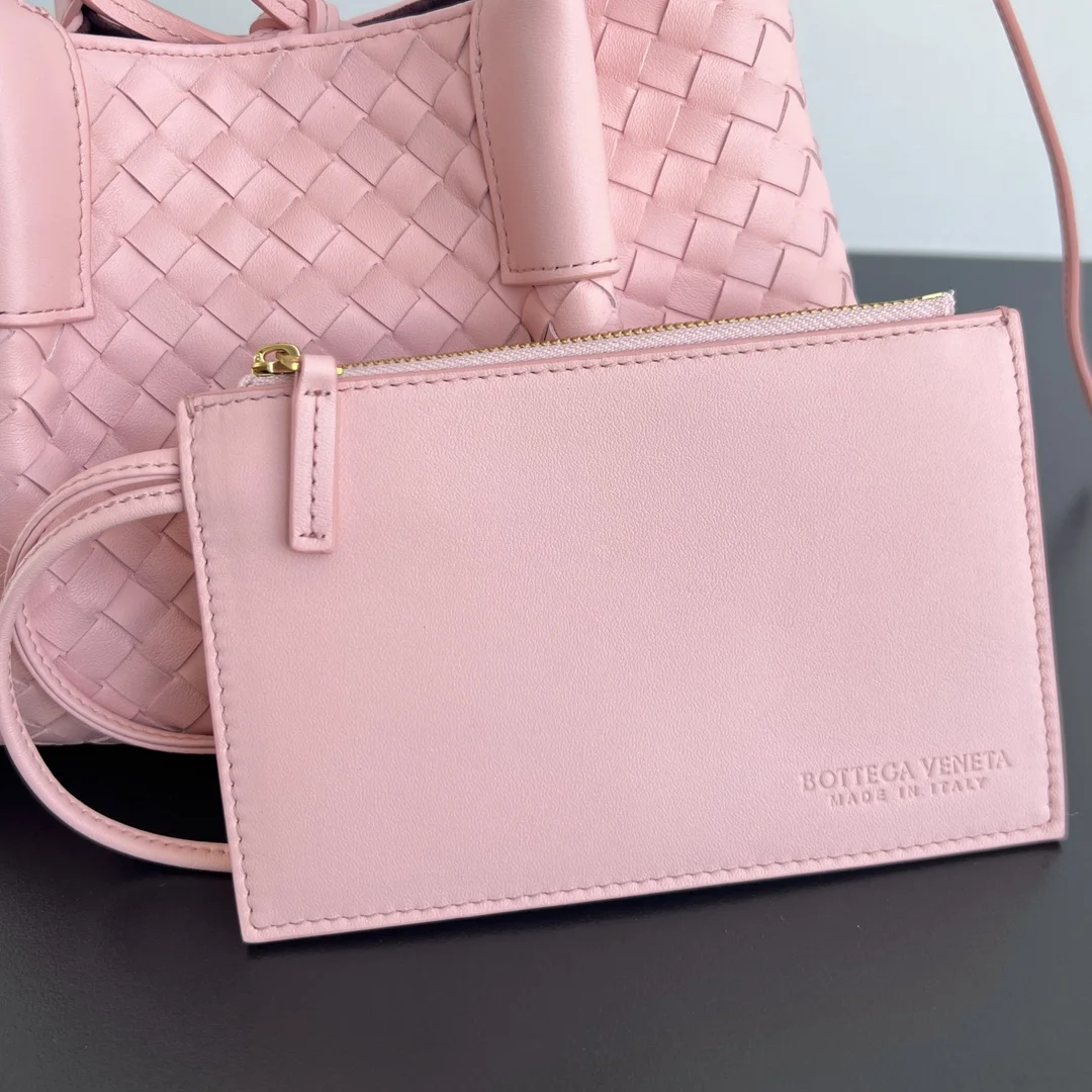 BOTTEGA VENETA Totes Bags Intrecciato Leather (Pink) 15X24X12CM I80202608080632 - Image 9