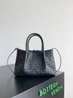 BOTTEGA VENETA Totes Bags Leather (Black) 24X15X12CM H80202608080633