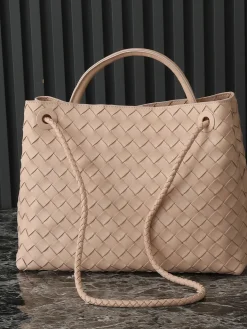 Alternative view of BOTTEGA VENETA Totes Bags Nappa Lambskin (Beige-Gold) 32X24X12 A130202608080571