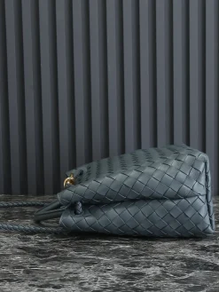 Alternative view of BOTTEGA VENETA Totes Bags Nappa Lambskin (Blue) 32X24X12 A130202608080566