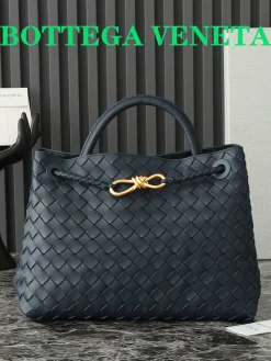 BOTTEGA VENETA Totes Bags Nappa Lambskin (Blue-Gold) 32X24X12 A130202608080579