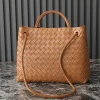 BOTTEGA VENETA Totes Bags Nappa Lambskin (Brown) 32X24X12 A130202608080574