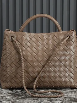 Alternative view of BOTTEGA VENETA Totes Bags Nappa Lambskin (Brown-Gold) 32X24X12 A130202608080562