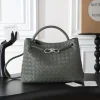 BOTTEGA VENETA Totes Bags Nappa Lambskin (Green-Silver) 32X24X12 A130202608080548
