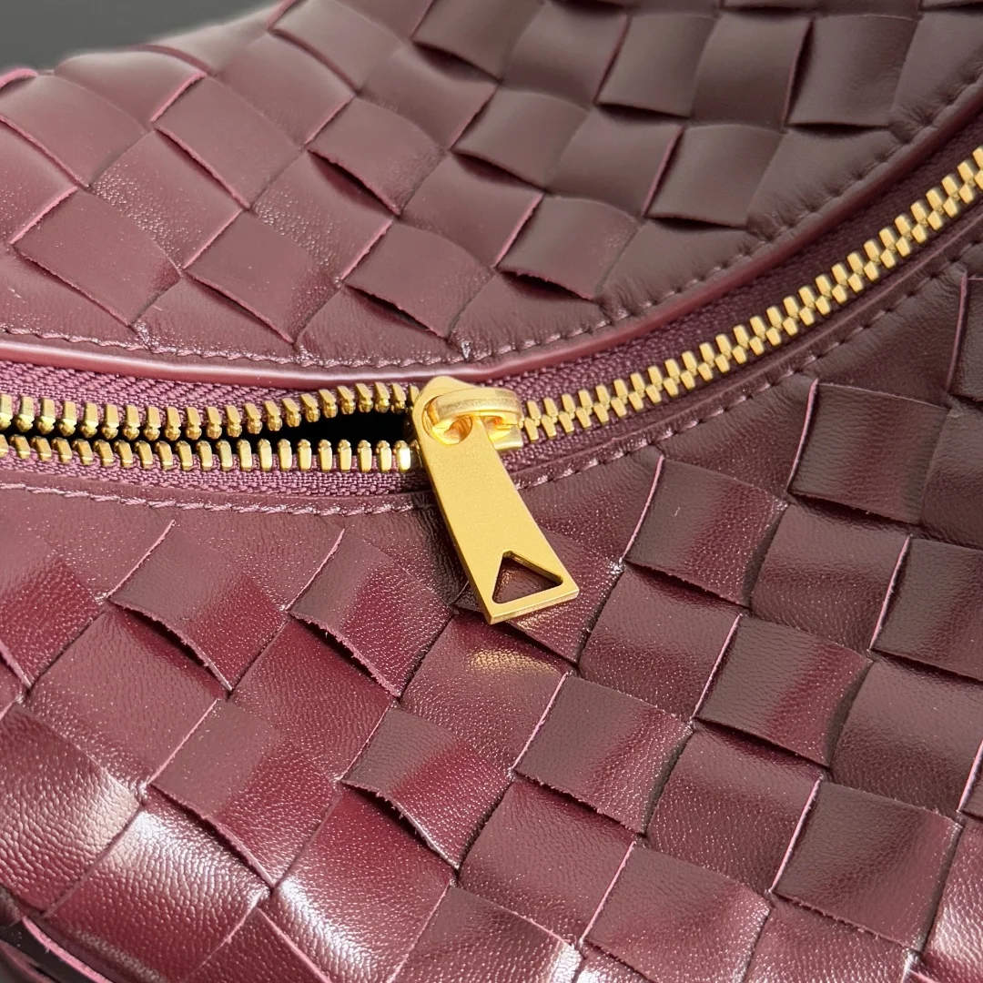 BOTTEGA VENETA Trend Bags Nappa Lambskin (Burgundy-Red) 22X13X9CM F80202608080223 - Image 5