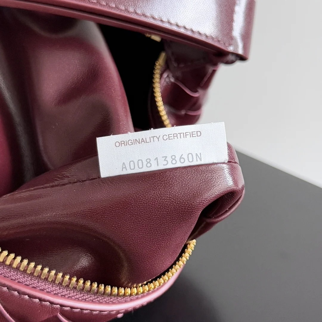 BOTTEGA VENETA Trend Bags Nappa Lambskin (Burgundy-Red) 22X13X9CM F80202608080223 - Image 8