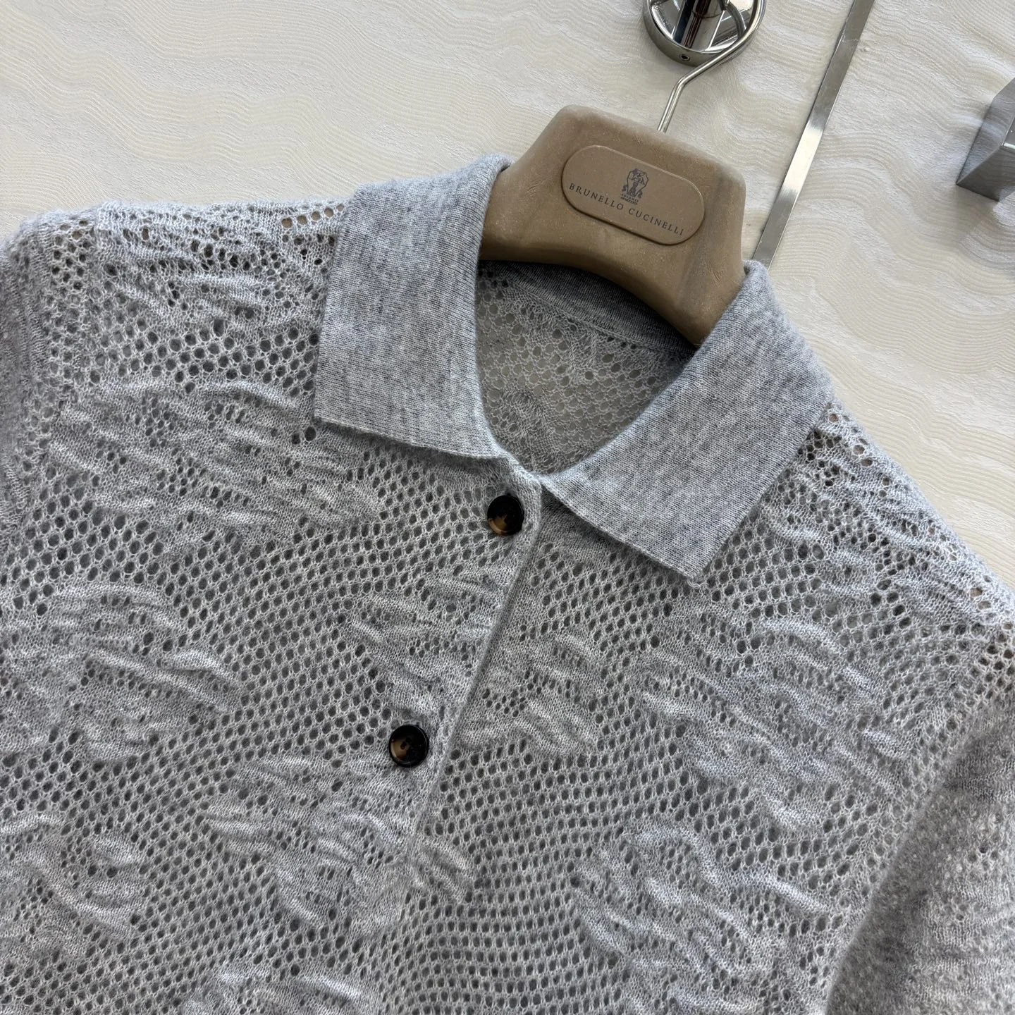BRUNELLO CUCINELLI Polos Alpaca Wool Silk S-L B50202608040032 - Image 3