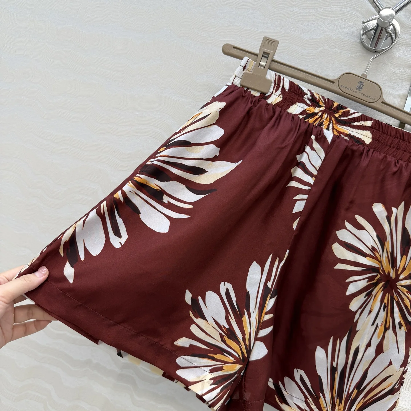 BRUNELLO CUCINELLI Shorts Silk S B60202608040023 - Image 6