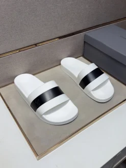 BRUNELLO CUCINELLI Slides Leather & Mixed Materials EU38-45 A10202608030486