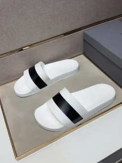 Alternative view of BRUNELLO CUCINELLI Slides Leather & Mixed Materials EU38-45 A10202608030486