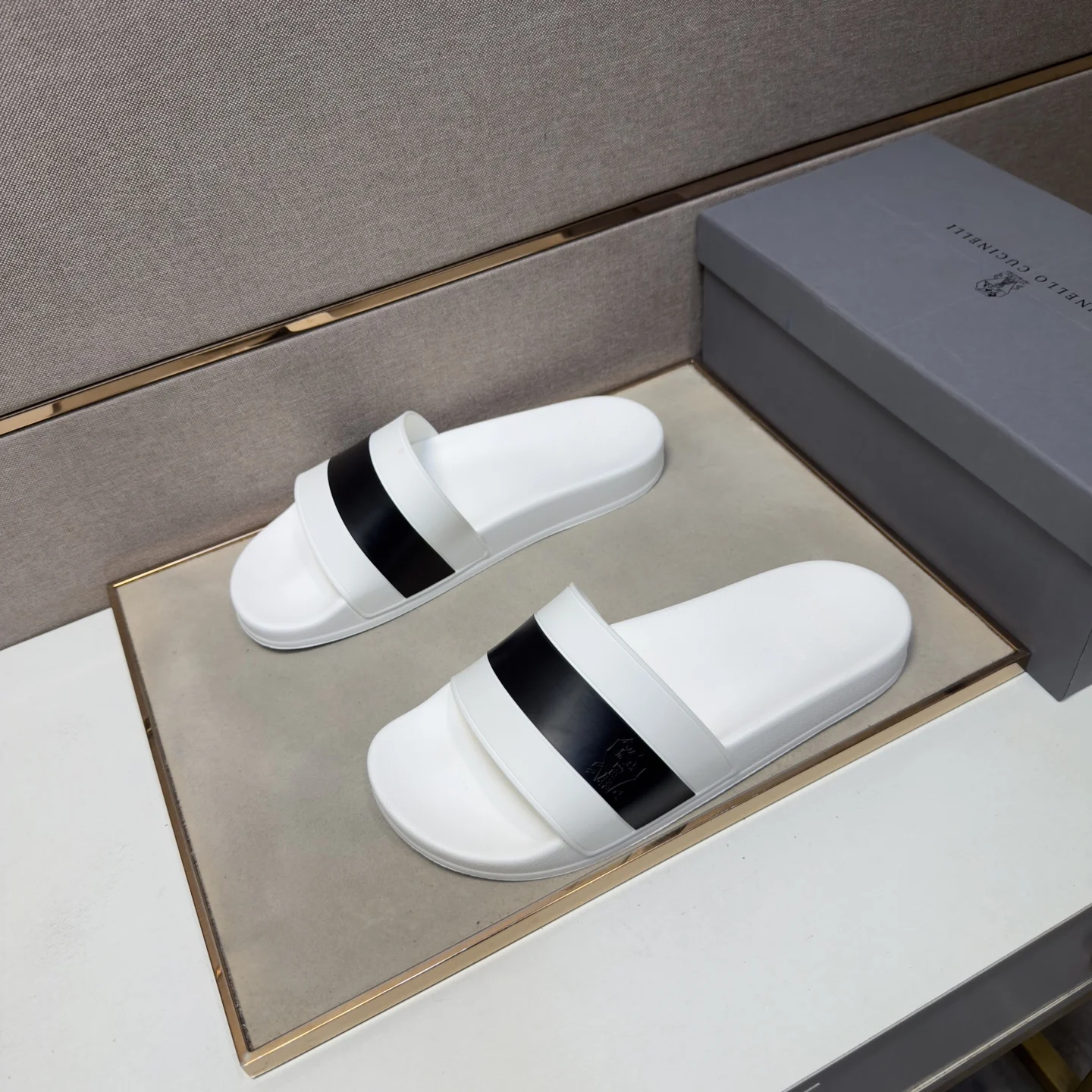 BRUNELLO CUCINELLI Slides Leather & Mixed Materials EU38-45 A10202608030486 - Image 2