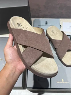 BRUNELLO CUCINELLI Slides Suede EU39-44 B90202608032675