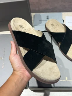 BRUNELLO CUCINELLI Slides Suede EU39-44 B90202608032677