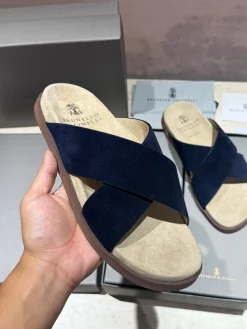 BRUNELLO CUCINELLI Slides Suede EU39-44 B90202608032679