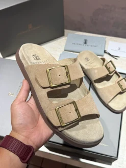 BRUNELLO CUCINELLI Slides Suede EU39-44 B90202608032689