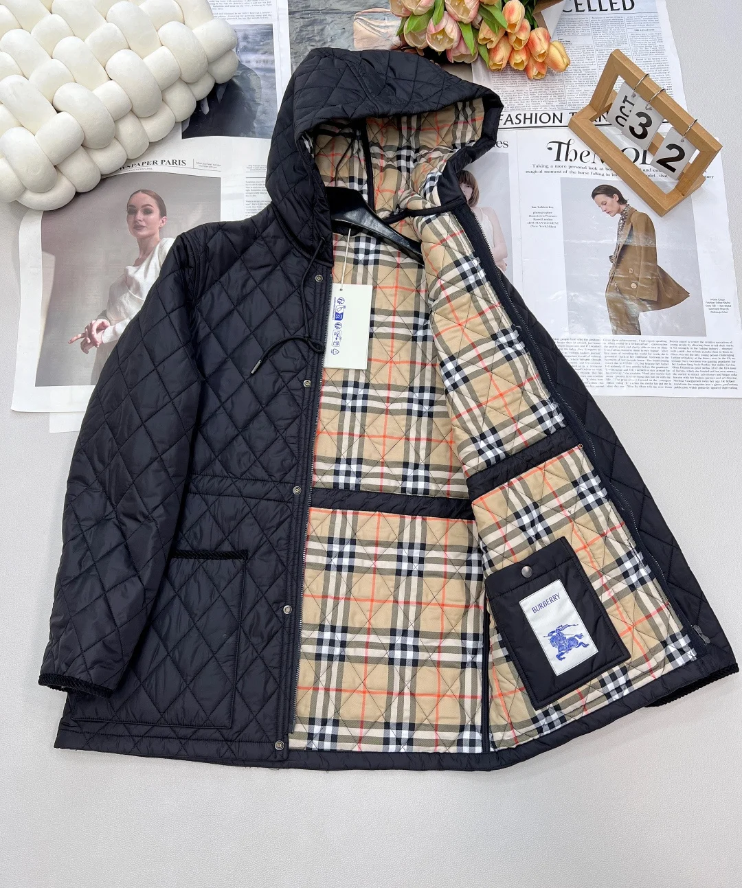 BURBERRY Jackets Nylon Down S M L XL C55202608040109 - Image 12