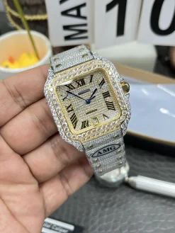 Alternative view of CARTIER Santos Automatic (Gold Dial) 40mm C250202608050090