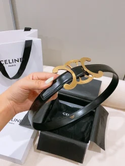Alternative view of CELINE Belts Taurillon Leather 25cm Width B20202608050032