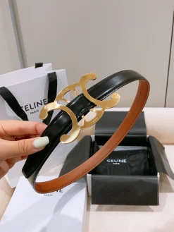 CELINE Belts Taurillon Leather 25cm Width B20202608050034