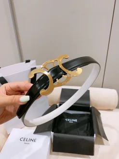 Alternative view of CELINE Belts Taurillon Leather 25cm Width B20202608050034