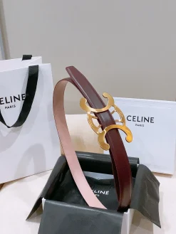 CELINE Belts Taurillon Leather 25cm Width B20202608050035