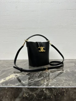Alternative view of CELINE Bucket Bags (Black-Gold) G30202608090027