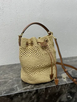 Alternative view of CELINE Bucket Bags Calf Leather (Beige-Brown) 23X25X20CM H50202608090582