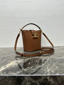 Alternative view of CELINE Bucket Bags Steel Hardware (Brown-Gold) G30202608090025