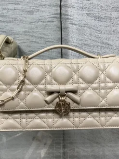 Alternative view of DIOR Clutches Bags Lambskin (Beige-Gold) 21X11X5CM E80202608060199