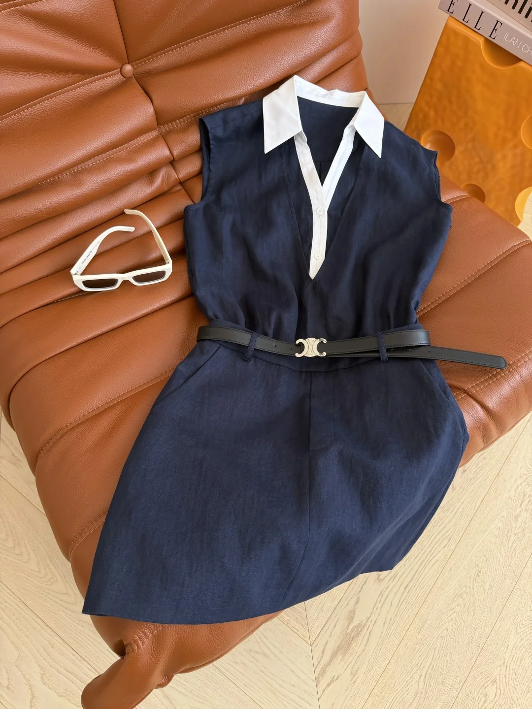 CELINE Dresses Linen S-L C85202608042419