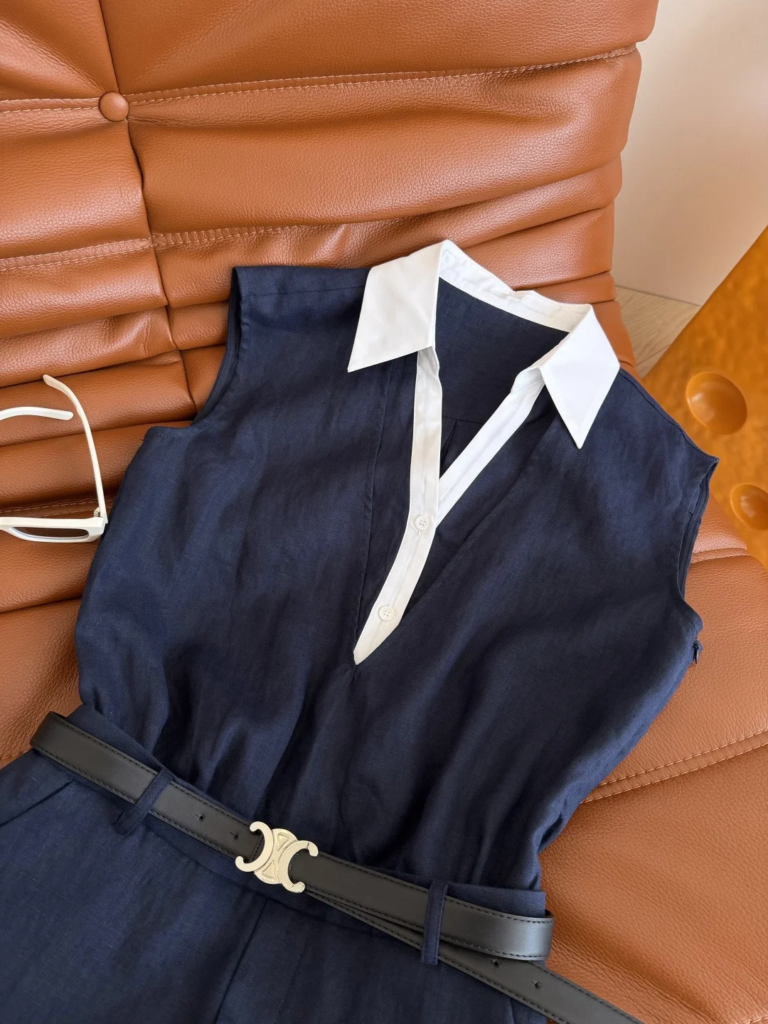 CELINE Dresses Linen S-L C85202608042419 - Image 2
