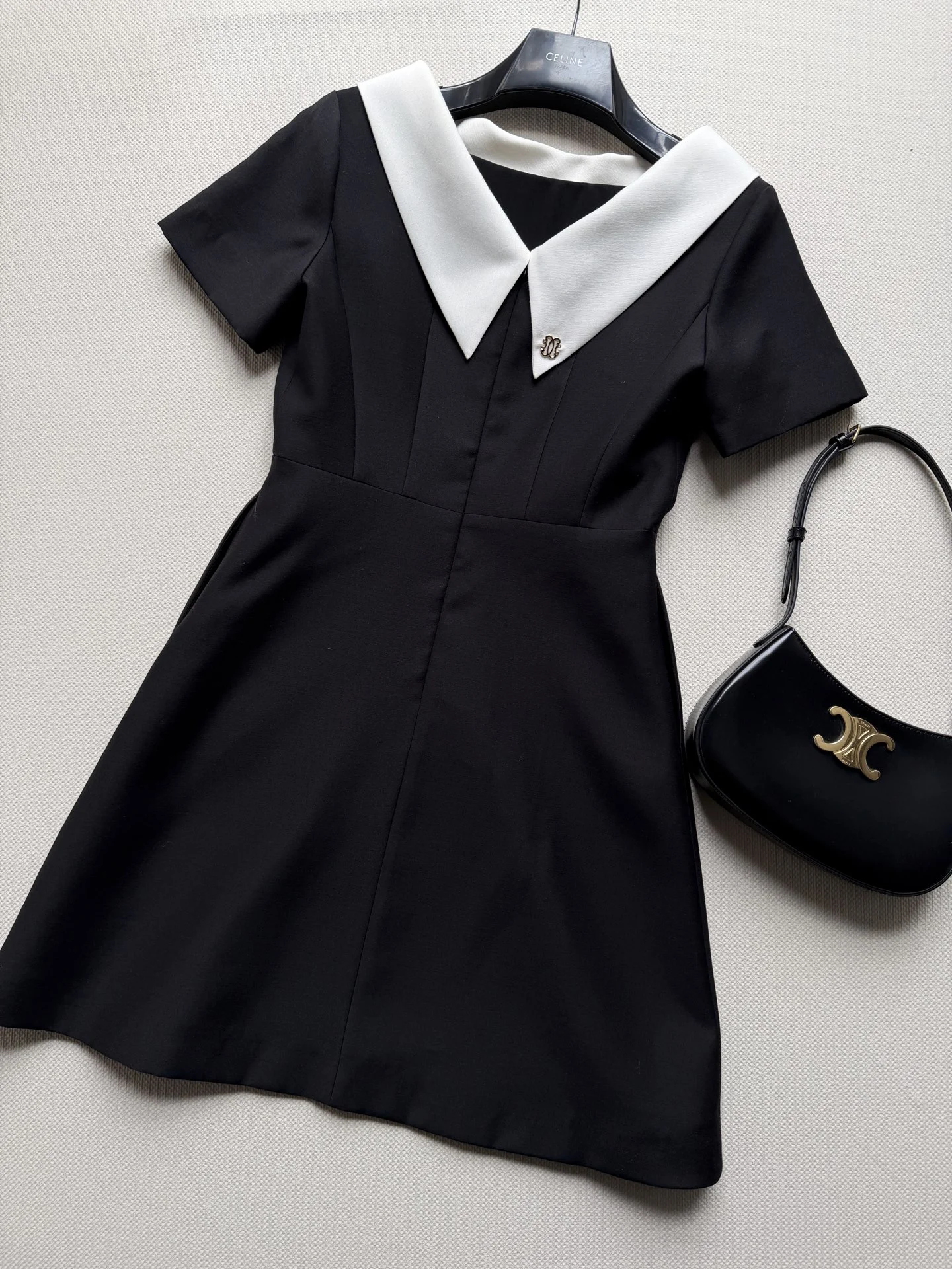 CELINE Dresses Silk Wool Blend SML C65202608040565 - Image 3