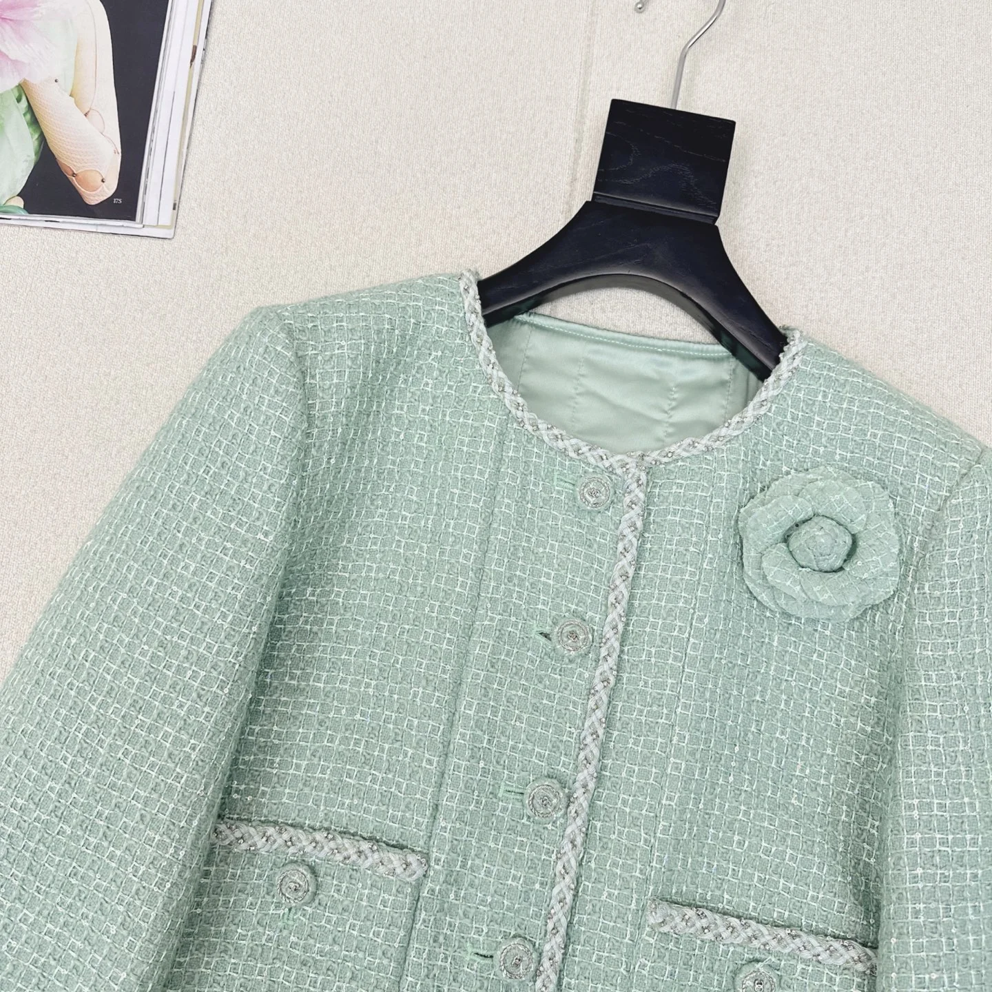 CELINE Jackets Tweed S M L C55202608040711 - Image 3