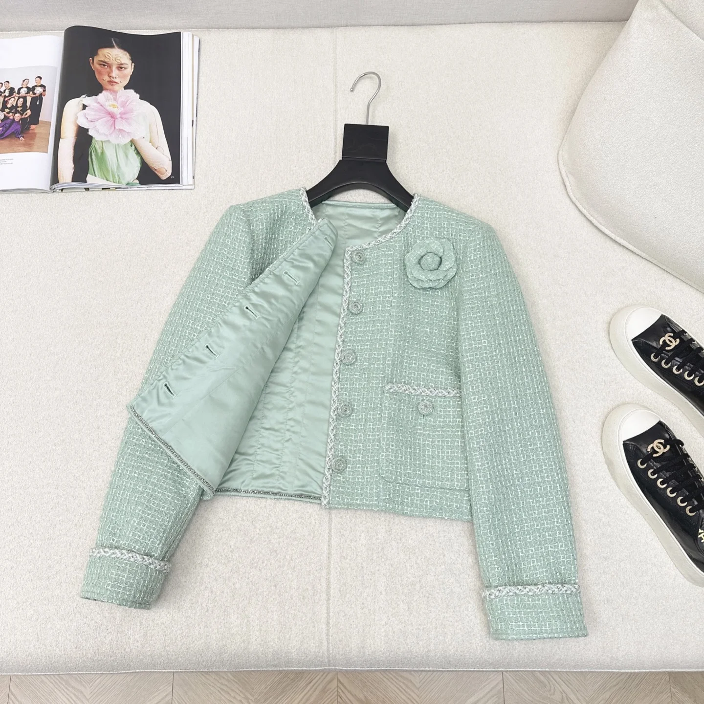 CELINE Jackets Tweed S M L C55202608040711 - Image 6
