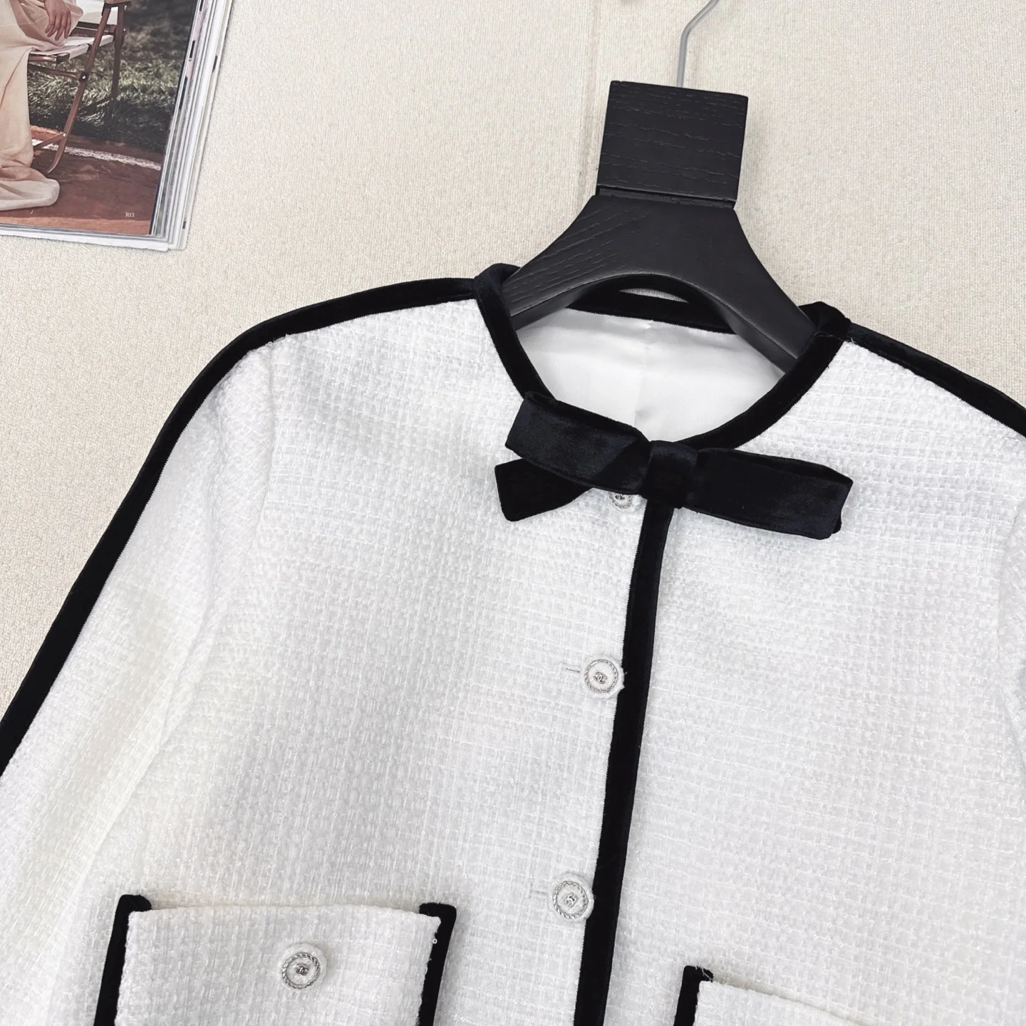 CELINE Jackets Woven Fabric S M L C35202608040710 - Image 3