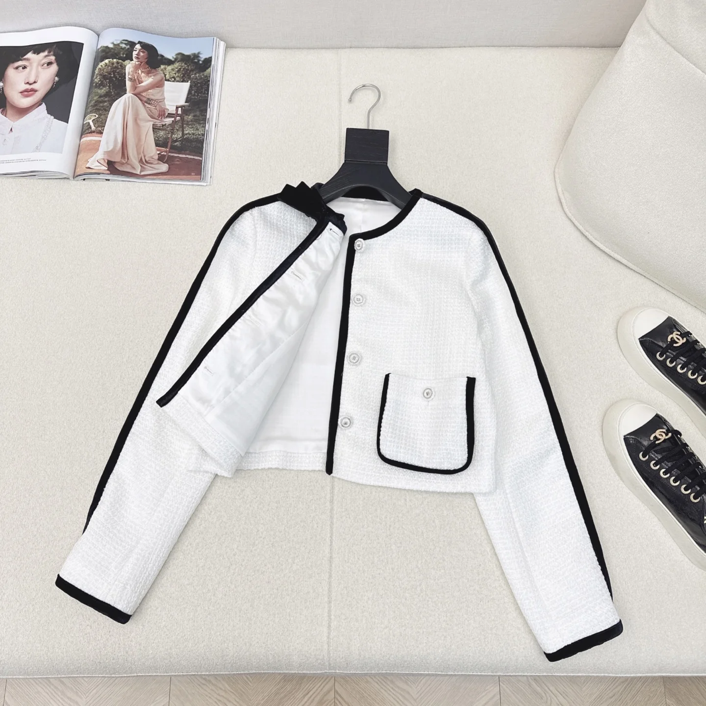 CELINE Jackets Woven Fabric S M L C35202608040710 - Image 6